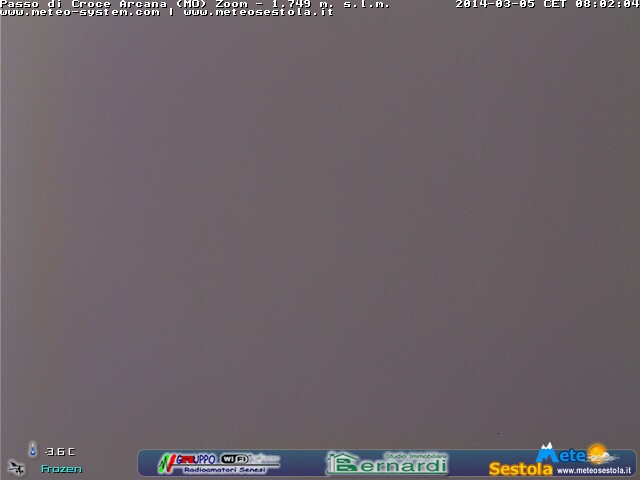webcam croce arcana zoom