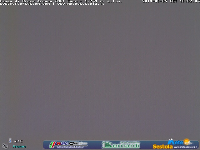 webcam croce arcana zoom