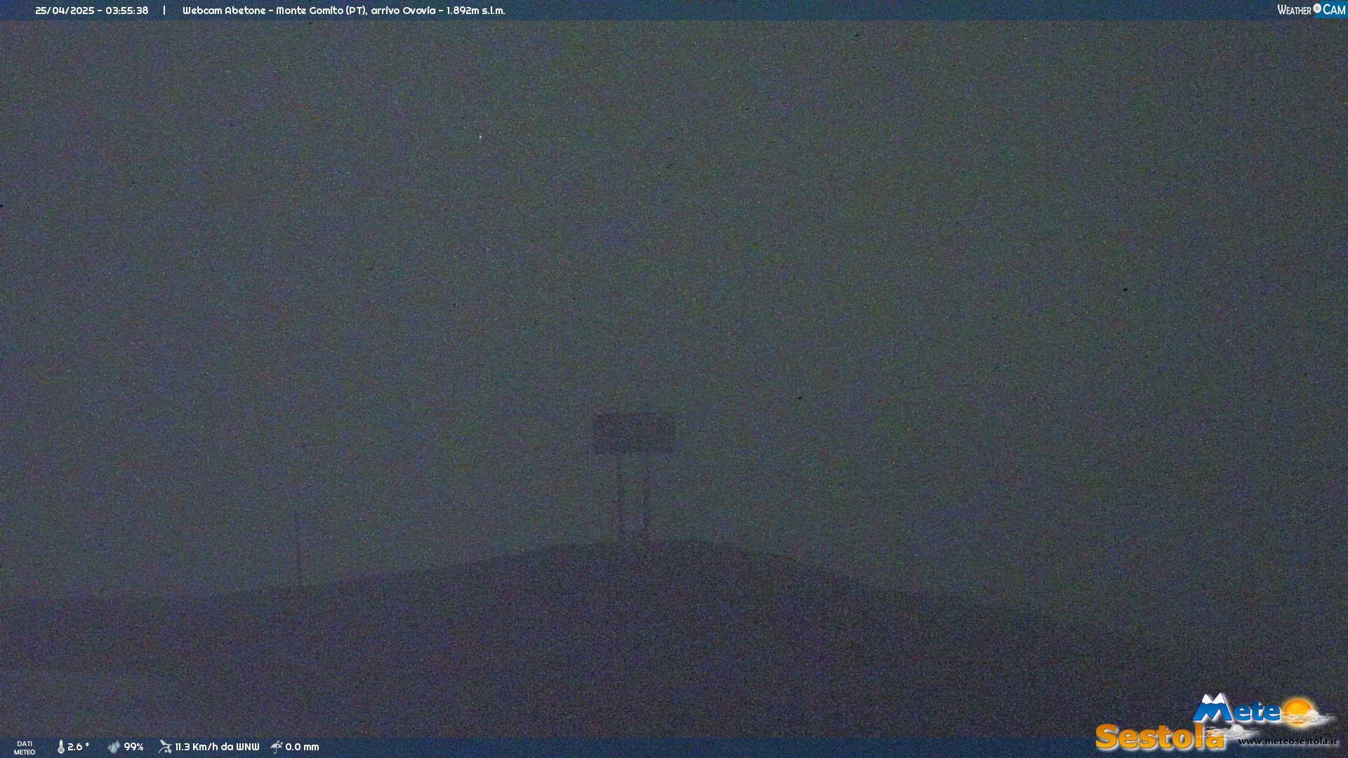 webcam Monte Gomito